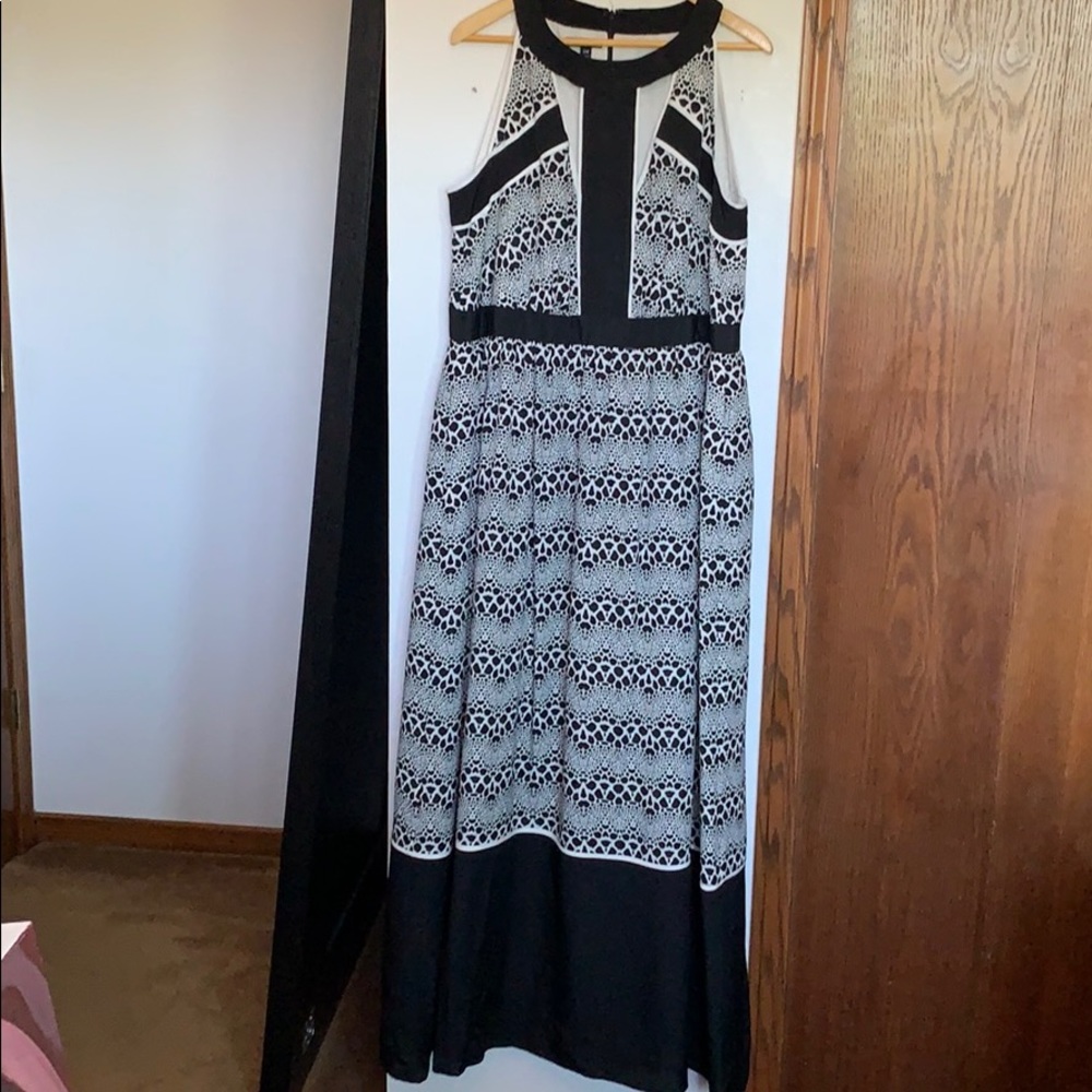 Animal Print Plus Size Maxi Dress